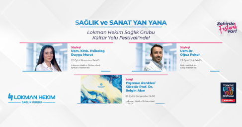 Sağlık ve Sanat Yan Yana: Lokman Hekim Sağlık Grubu Kültür Yolu Festivali’nde